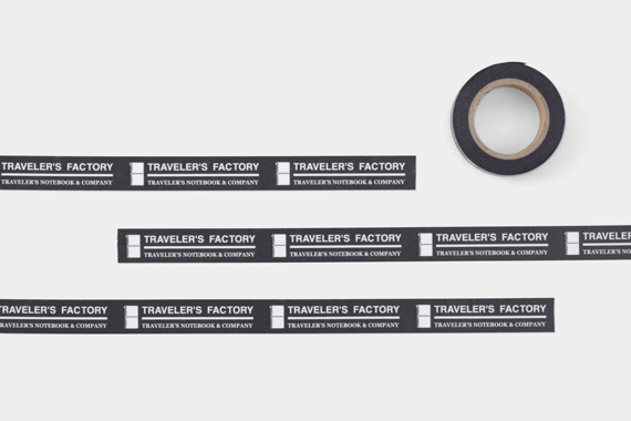 TF マスキングテープ 15mm×10m TFA柄 黒 (07100292)