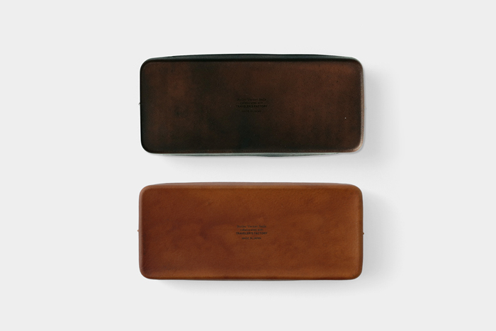 TF BVS モールドレザーペンケース ダークブラウン (07101176)