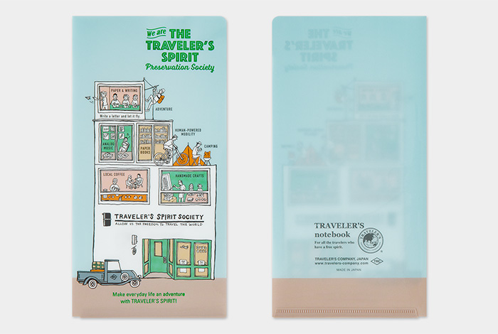 トラベラーズノート クリアホルダー 2026