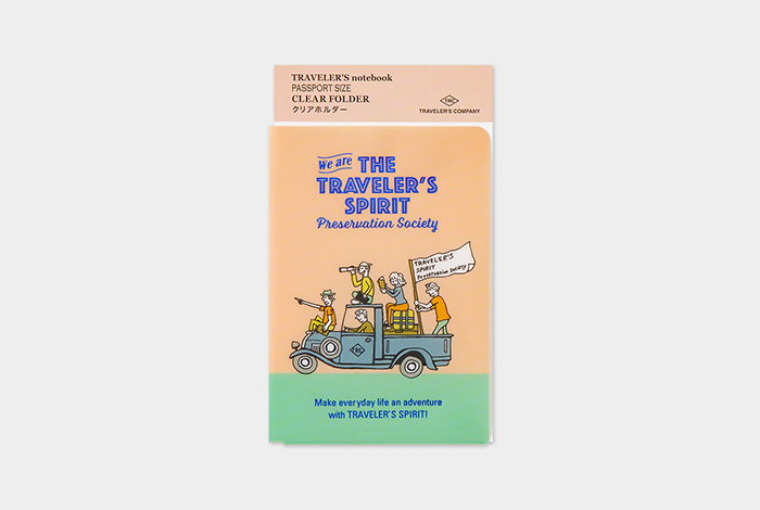 トラベラーズノート パスポートサイズ クリアホルダー 2026 (14500006)