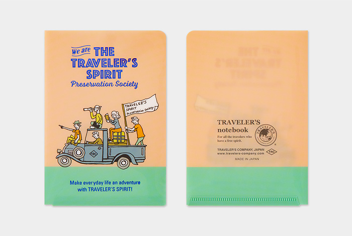 トラベラーズノート パスポートサイズ クリアホルダー 2026 (14500006)