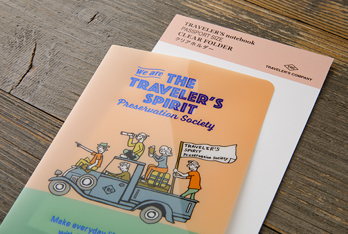 トラベラーズノート パスポートサイズ クリアホルダー 2026 (14500006)