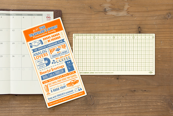 【希少品】トラベラーズノート 2014年 下敷き レギュラーサイズ 楽天市場】和気文具オリジナル トラベラーズノート レギュラー