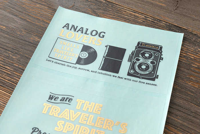 トラベラーズノート カスタマイズシール