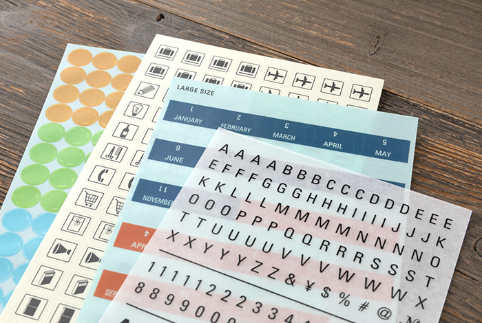 トラベラーズノート カスタマイズシール 2026ダイアリー用