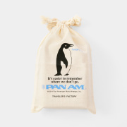 F コットンバッグ＜M＞　パンナム　ペンギン 