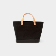 Butler Verner Sails モールドレザー キャンバス ランチトート ハンドル タン